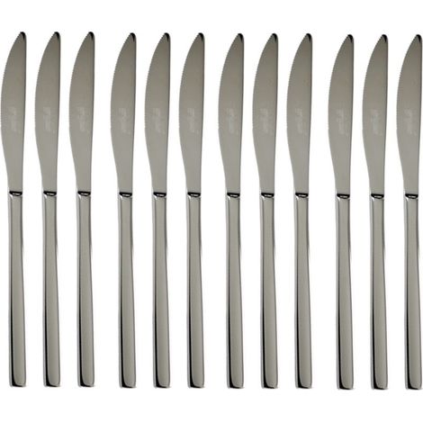 Svanera Laura, set 12 coltelli frutta micro seghetto, acciaio forgiato