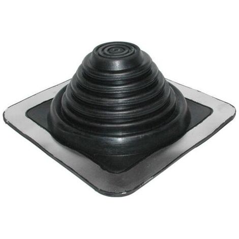 Sortie de toit adaptable Ø125 à 230 mm – Finition métal – Manchon en caoutchouc ajustable – Pour toitures bac-acier et fibro-ciment – Etanco