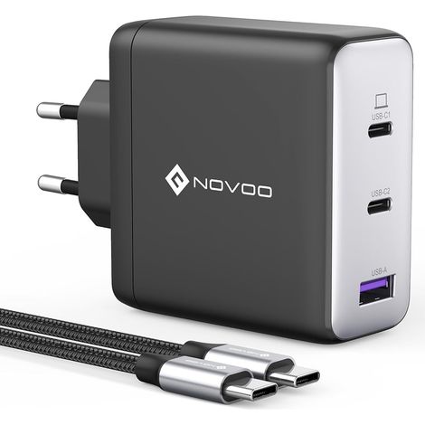 Chargeur pour Macbook Pro/Air, 120W Chargeur USB C Rapide avec 1 Câbles 100W, pour MacBook Pro 16/15/ 14/13, MacBook Air 2020/2019/ 2018, iPad Pro Multiport Chargeur (1/5)