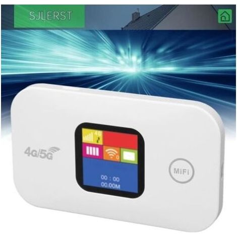 sjlerst Hotspot WiFi mobile Routeur WiFi 4G 150 Mbps, Emplacement pour Carte SIM, Prise en Charge 10 informatique pack (1/4)