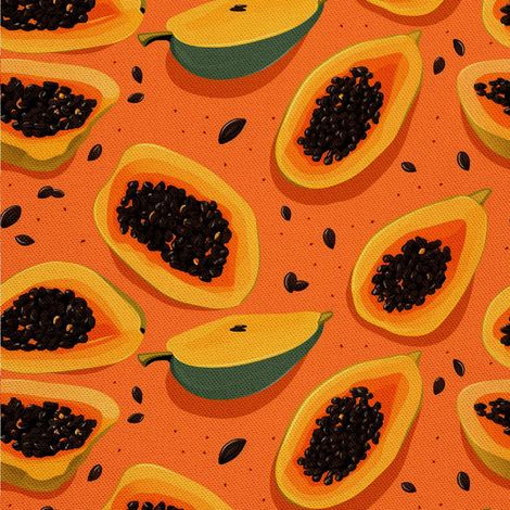 Tissu d'ameublement extérieur Oxford - Motif fruits DX6453 (1/5)