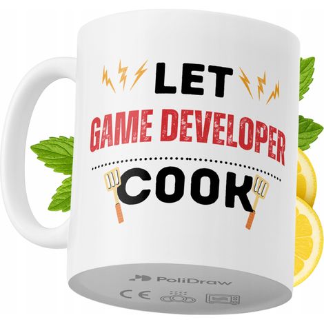 Lustige Kaffeetasse mit witzigem Textdesign für Spieleentwickler – ideal für Geburtstage, Namenstage und Feiertage. Hochwertige Tasse für besondere Anlässe im Homeoffice oder Büro. Farbe: Weiß, 330 ml