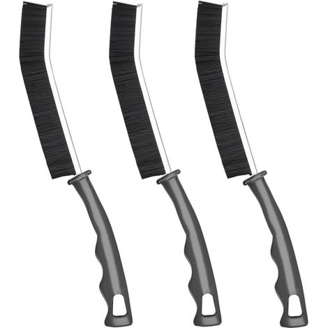 Reinigungsbürste, Eckreinigungsbürste mit harten Borsten, 3er-Set, ideal für enge Stellen in Küche, Bad und an Fenstern. (1/5)