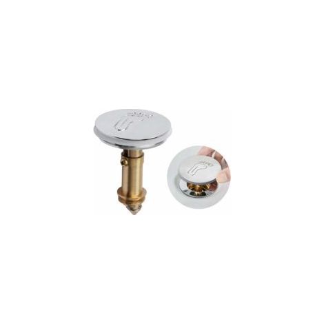 Einziehbarer Badezimmerablauf – Whirlpool, Whirlpool, Ablaufgarnitur aus massivem, verchromtem Messing – 42 mm (1/5)