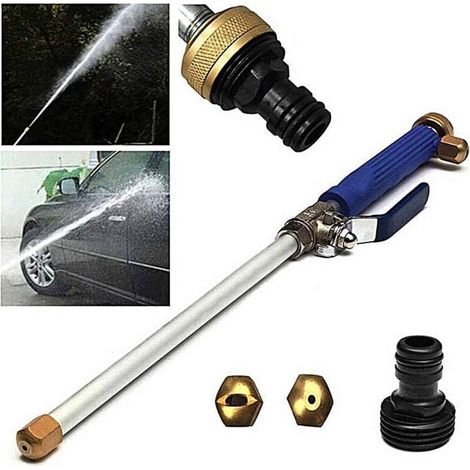 Pistolet de pulvérisation Haute Pression de Voiture, Lance Arrosage Outil de Nettoyage de Voitures de Jardinage de buse de Jet d'eau de laveuse pour Fixation à Laver Fenêtre (1/4)