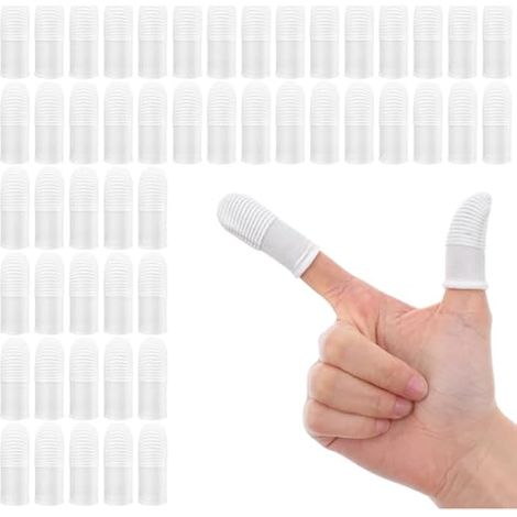 50 Pièces Kit de Soins Dentaires pour Animaux Brosse à Doigts Lingettes Nettoyantes Buccales Tissu Doux Lavable Rafraîchit l’Haleine Réduit la Plaque et le Tartre Set d’Hygiène Buccale Complet pour Ch (1/4)