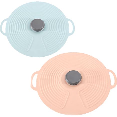 Couvercles en silicone pour bols, tasses, bols, assiettes, casseroles, poêles, plaques de cuisson et four. Résistants à la chaleur. (1/5)