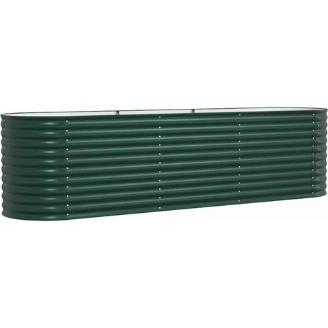 Maison Exclusive - Letto Rialzato Verde 320 x 80 x 81 cm Acciaio