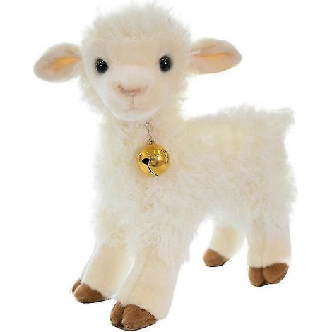 Peluche Kawaii Petit Agneau, Adorables Peluches Mouton, Peluches Alpaga Mignonnes, Jouet de Haute Qualité pour Enfants, Cadeaux pour Filles (1/5)