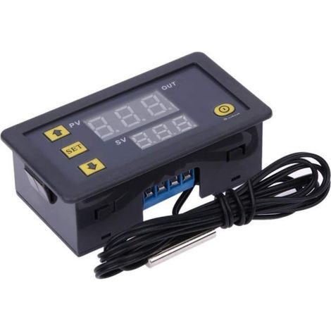 12V 20A W3230 LCD Thermostat Numérique Contrôleur Régulateur Régulateur Alarme Haute Température (1/5)
