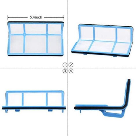 NALOOKAMIC Filtre HEPA performant pour pièces détachées d'aspirateurs robots iLife V5, V5S, V3, V3S, V5Pro, V50, V55, X5 et V5S Pro (1/4)
