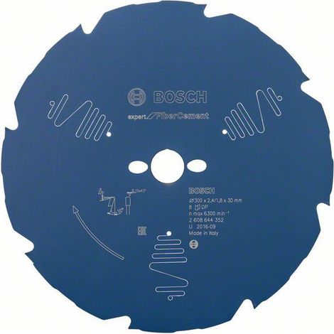 Lama da sega circolare Expert per cemento fibrato, 300 x 30 x 2,4 mm, 8