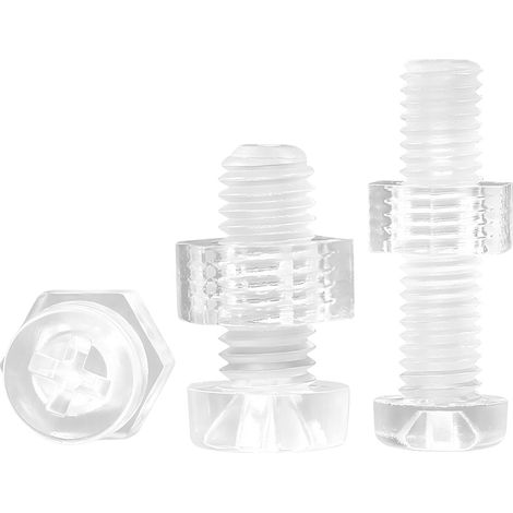 20 Pièces Kit de Vis Cruciforme M3x15mm avec Écrous M3 (1/5)