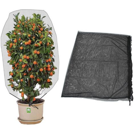 QORVA
-Sac Filet Réutilisable à Cordon pour Plantes de Jardin – 1,5 x 1 m, Protection Environnementale pour Arbres Fruitiers, Noir,de (1/5)
