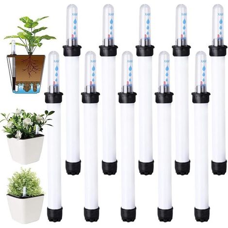 Set mit 10 Wasserstandsanzeigern für Pflanzen – Ideal für Zimmerpflanzen, Hydrokultur und Blumentöpfe