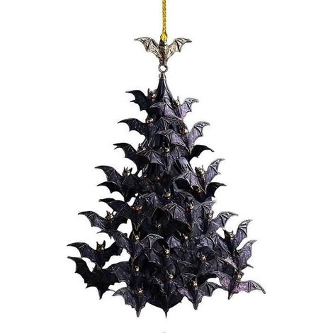 Décorations suspendues d'Halloween, ornements pour Noël ou sapin, Maison/ Fo X8K2 (1/5)