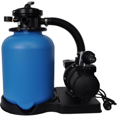 Sandfilteranlage ECO Ø 300 mm mit SPS-75-1 Pumpe 6m³/h bis 30 m³ Becken (1/5)