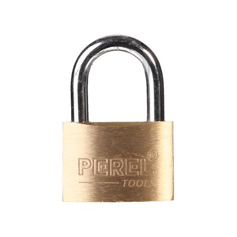 PEREL - Candado SLK40 de 27 mm de largo x 38 mm de ancho x 12,5 mm de altura 145887 (1/2)