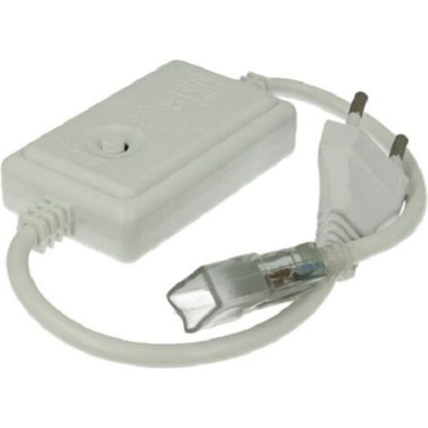 Alimentation Fiche Transformateur 4 Broches Rvb Interrupteur Contrôleur Bobine Led