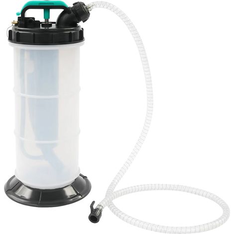 Bomba de succión de líquidos, accionamiento manual y neumático, extracción de fluidos multiusos, GRIS (1/2)