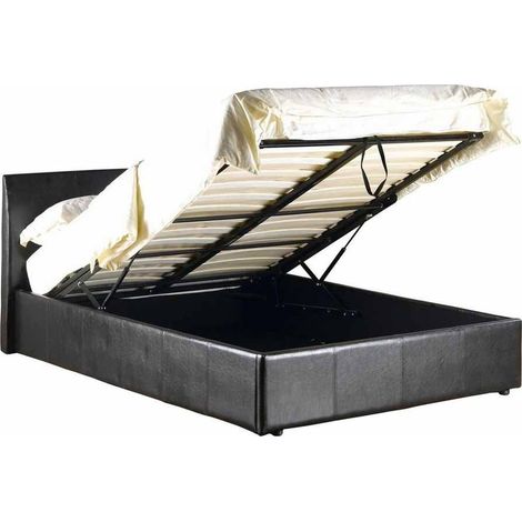 Black - 4ft Spring Memory Foam Mattress (1/2)