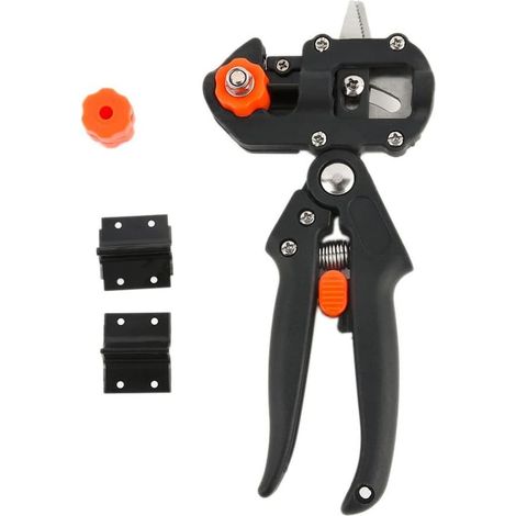 Outil de greffage multifonctionnel pour jardin, couteau de taille et de greffage pour arbres fruitiers - Noir (1/4)