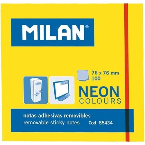 Post-it 76x76 jaune fluo Milan