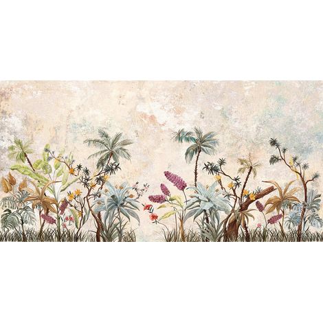 Papier peint panoramique - Forêt Tropicale - 130 cm x 65 cm (1/2)