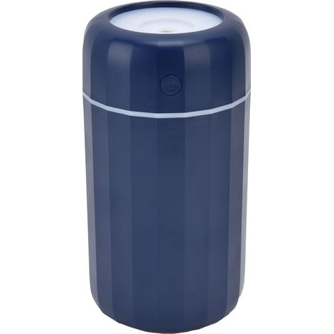Mini humidificateur 260 ml, 2 niveaux, USB, multifonction, longue durée d'utilisation, diffuseur/humidificateur pour voiture, couleur bleu clair. (1/5)