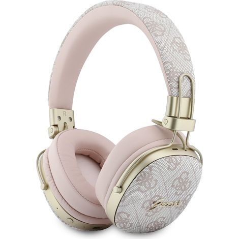 Guess Bluetooth ENC Metal 4G Script Logo Pink Over-Ear-Kopfhörer (1/4)