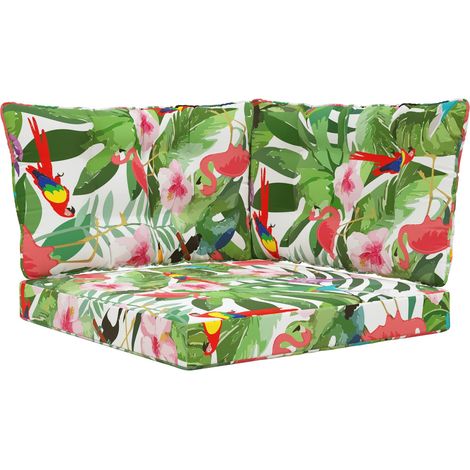 Cojín para sofá de exterior 3 pcs de colores Poliéster vidaXL