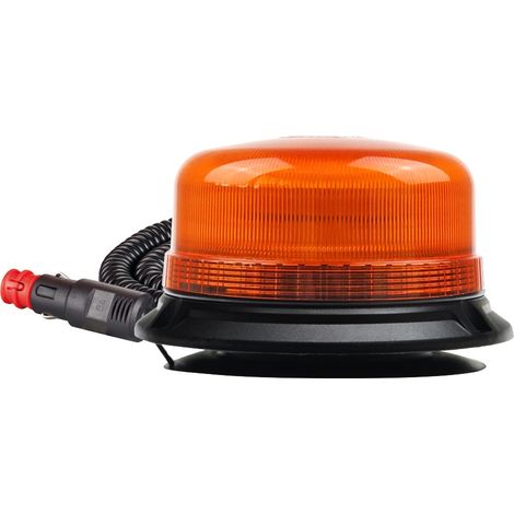 Faro lampeggiante di segnalazione 36 LED magnetico R65 R10 12V 24V W03m amio-02295 (1/5)