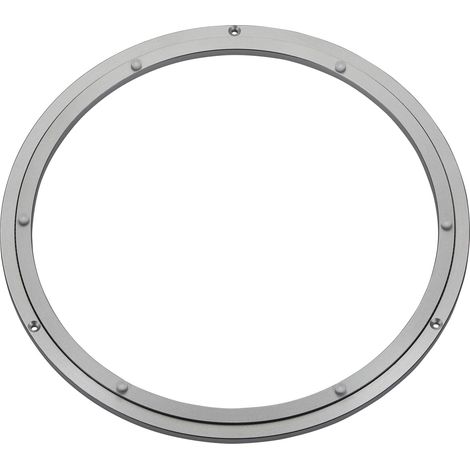 Drehkranz Drehscheibe 360 Grad / Ø 391 mm / Traglast 100 kg silber