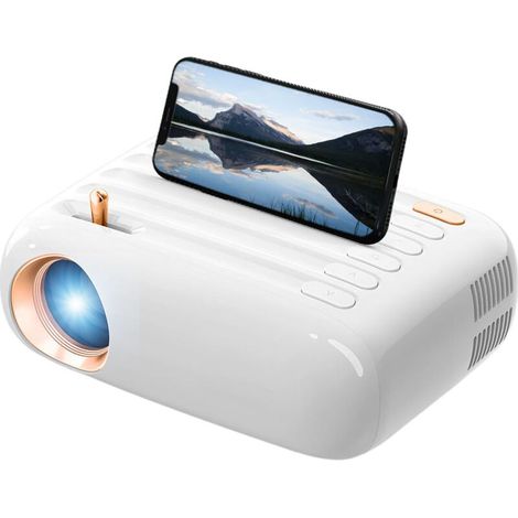 royaluxe -Mini project avec WiFi 5G et Bluetooth, project portable HIPPUS 1080P prend en charge 120ANSI, project de film Bluetooth adapté pour chambre/extéri, compatible avec iOS/Android/ordinat (1/5)