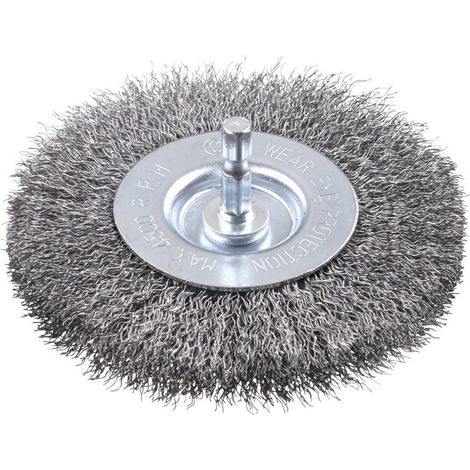 Cepillo disco kwb 607930 alambre acero HSS 100 mm limpieza