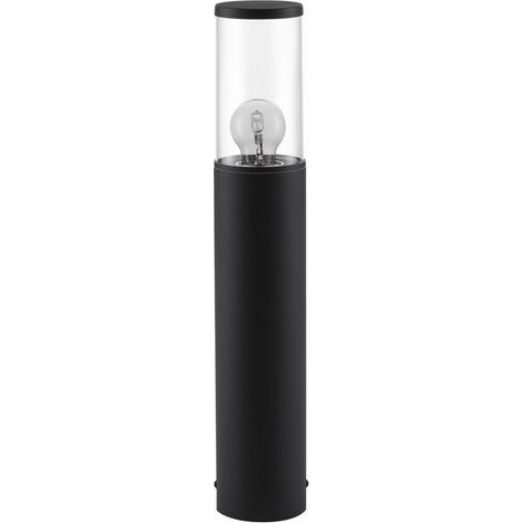 Merano Athens Borne d'Extérieur Aluminium Gris Foncé, LED E27 IP65