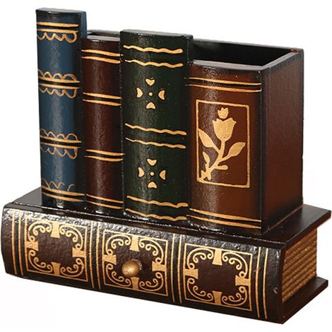 Soporte Para Lápices - Organizador De Escritorio Retro - Para Oficina En Casa Y Estudio - 1 Unidad (1/5)