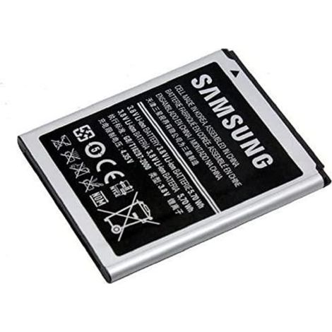 Samsung BT-EB425161LUCST Batterie pour Samsung Galaxy Ace 2 i8160/Galaxy S Duos S7562 1500 mAh Noir