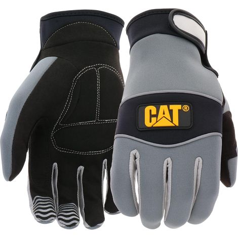 Guanti da lavoro Caterpillar cat012213 impermeabili protezione urti (1/5)