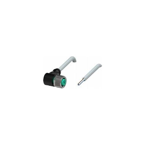 PEPPERL+FUCHS PRISE DE CÂBLE EN PVC 4050143002740-5 M - 4 BROCHES - M12 V1-W-5M COUDÉE - CÂBLE D'ACTIONNEUR FABRIQUÉ EN PVC