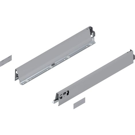 Blum Tandembox antaro N Schubladenschienen-Set 1 Paar, 30kg 400mm Vollauszug Blumotion, grau (1/5)