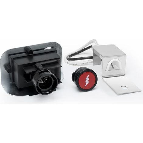 Kit d'allumage électronique de remplacement pour barbecues à gaz Weber Q120 et Q220, remplace la référence Weber 64868, noir (1/5)