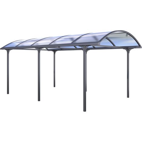Carport Typ Elbe, anthrazit (1/5)