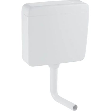 Geberit AP127 cassetta di risciacquo esterna risciacquo Start/Stop, allacciamento idrico inferiore sx: bianco alpino, 127022111
