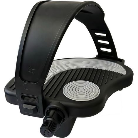 Pédales avec sangles - Pour vélo d'appartement, spinning et vélo indoor
