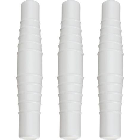 Schwimmbadschlauchadapter, 3 Kunststoff-Schlauchverbinder, geeignet für Poolsaugschläuche