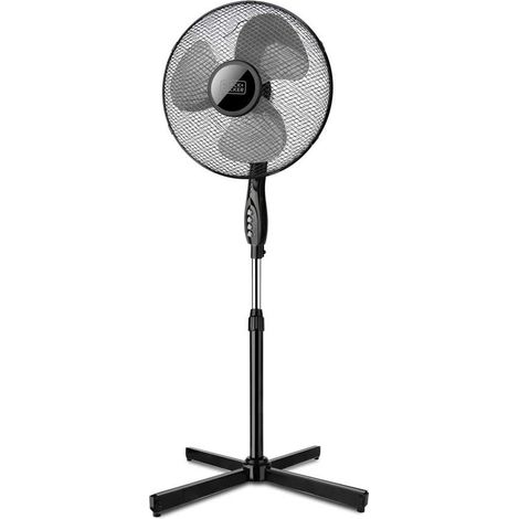 Ventilatore da Pavimento 125 cm Nero 40 Watt (1/10)