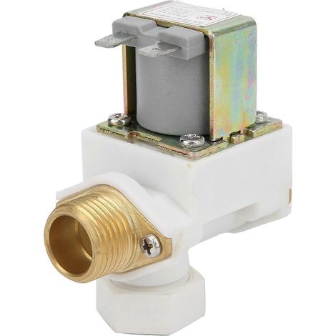 Elektromagnetventil NC Messing Nylon Magnetventil Einlassschalter mit Filter DC12V G1/2