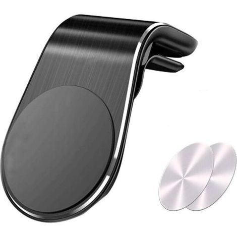 Support Voiture Magnétique à Grille d'aération Support Téléphone Voiture Universel pour iPhone XS XS Max XR X 8 Plus 7 Plus, Galaxy S10 S10+ S9+ Huawei P30 Pro P9 P10 and More (1/4)