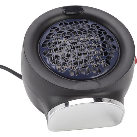 Chauffage d'appoint électrique portable, petit chauffage pour la maison et le bureau avec protection contre la surchauffe, 500 W, prise européenne, 220 V (1/5)